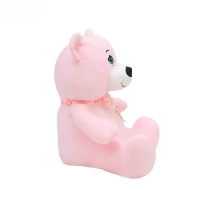 1022P Göbekli Ayı 28 cm Pembe -Selay Oyuncak