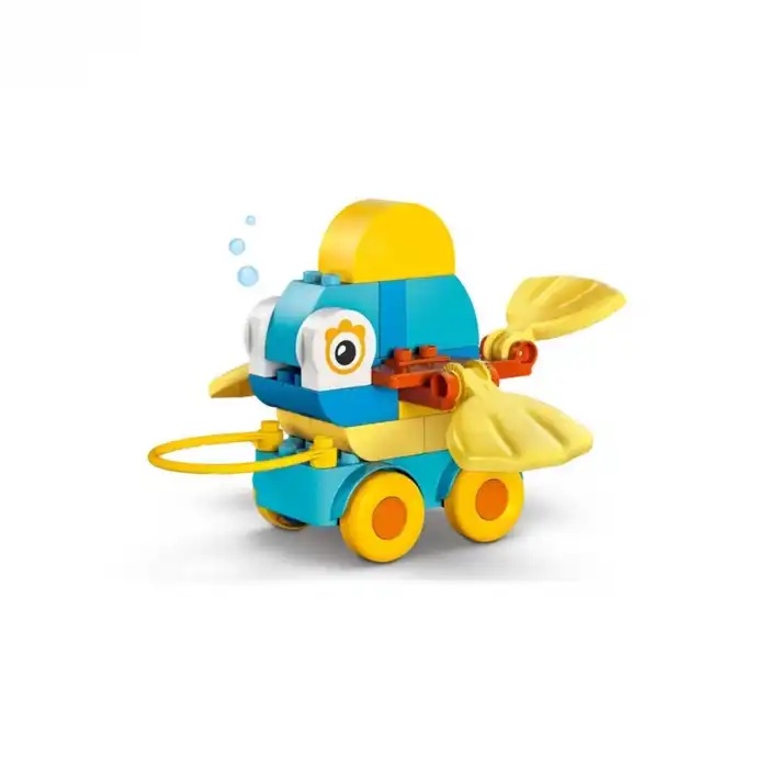 10448 Lego Duplo 3ü1 Arada Tekerlekli Hayvanlar 58 parça +2 yaş