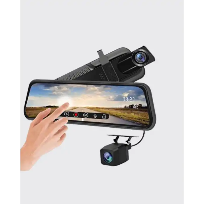 1080P Çift Kameralı Dokunmatik Dikiz Aynası G Sensörlü