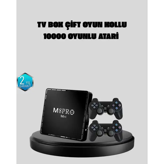 10K Ultra HD M8Pro Mini 2 – 64 GB Depolama, Android 12, Oyun ve TV Deneyimi Bir Arada