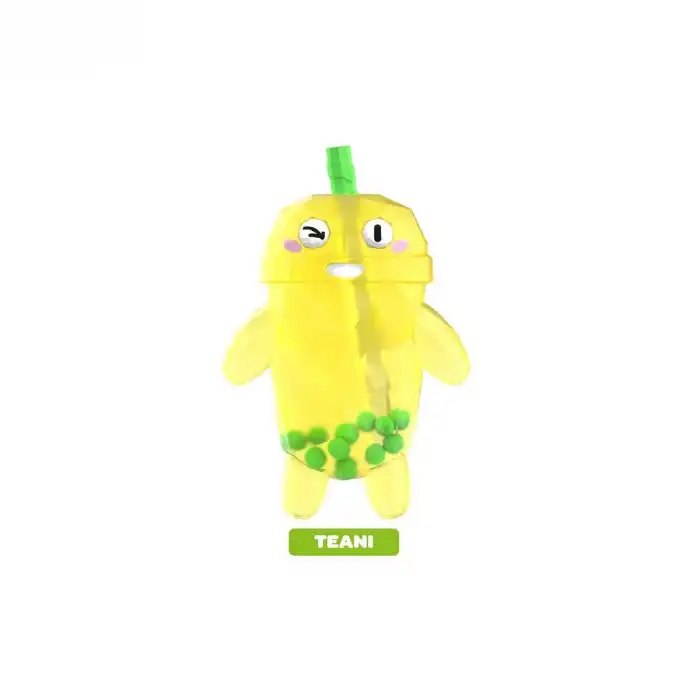 12387 SUN-BTF-FİGÜR BUBBLE TEA CRYSTAL BOBA PALS SERIES 14CM - 1 Adet Stokta Olan Gönderilir