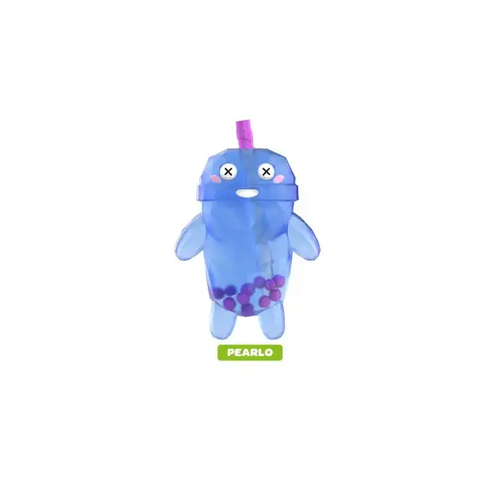 12387 SUN-BTF-FİGÜR BUBBLE TEA CRYSTAL BOBA PALS SERIES 14CM - 1 Adet Stokta Olan Gönderilir