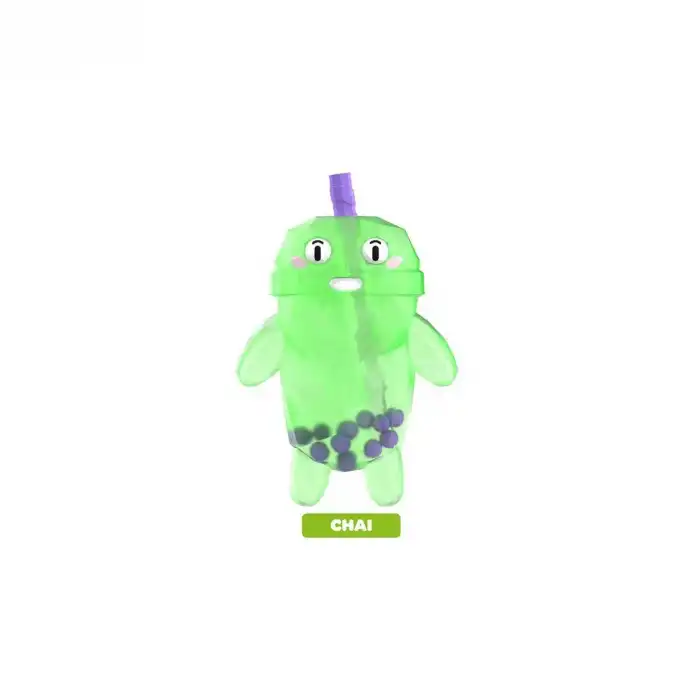 12387 SUN-BTF-FİGÜR BUBBLE TEA CRYSTAL BOBA PALS SERIES 14CM - 1 Adet Stokta Olan Gönderilir