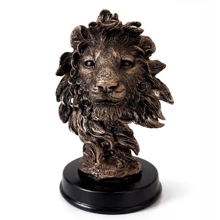 13x9 cm Polyester Aslan Büstü