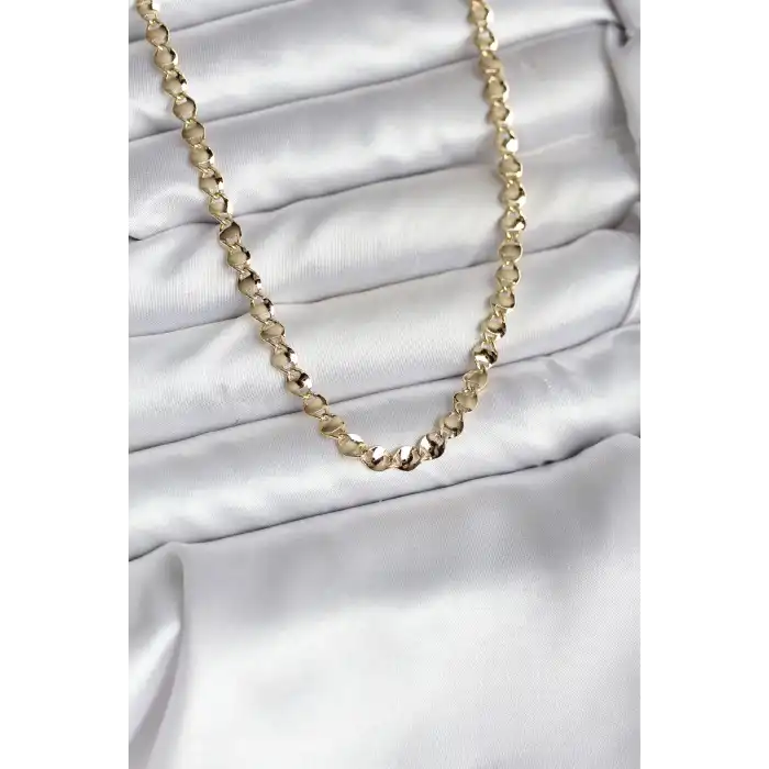 14K Gold Renk Kaplama Zincir Model CM Kadın Kolye