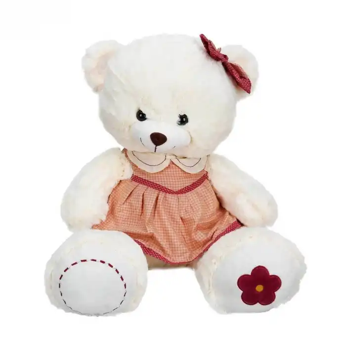 1529 Elbiseli Peluş Ayı 50 cm -