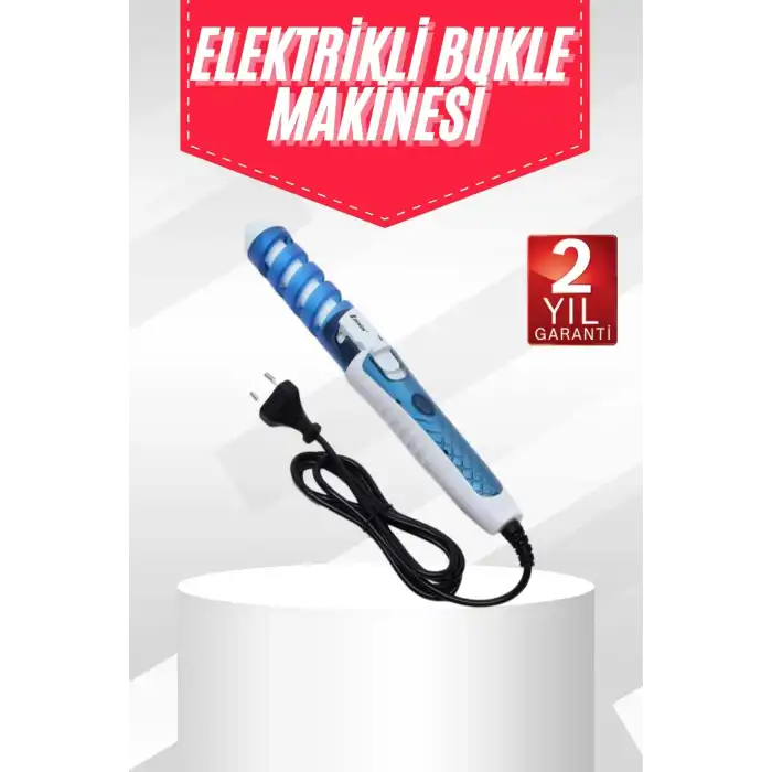 16 MM Spiral Saç Maşası Kalın Bukle Profesyonel Maşa