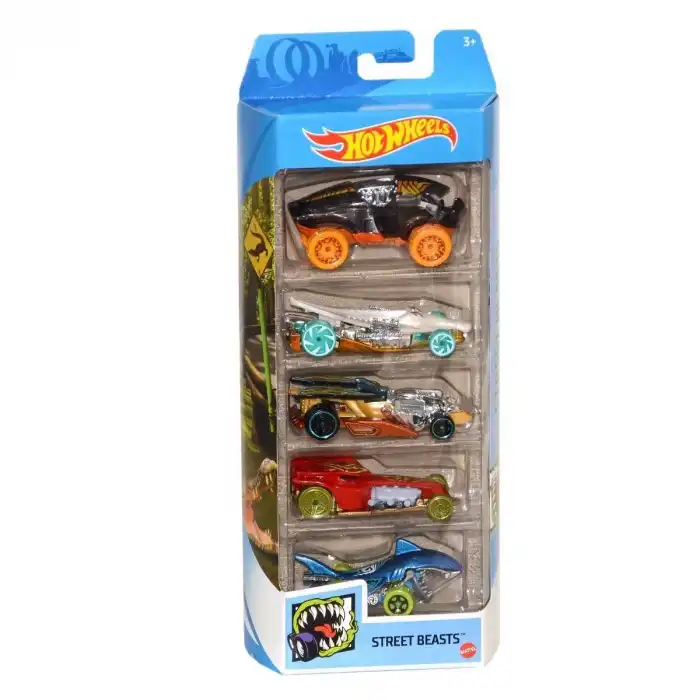 1806 Hot Wheels 5li Araba Seti / +3 yaş
