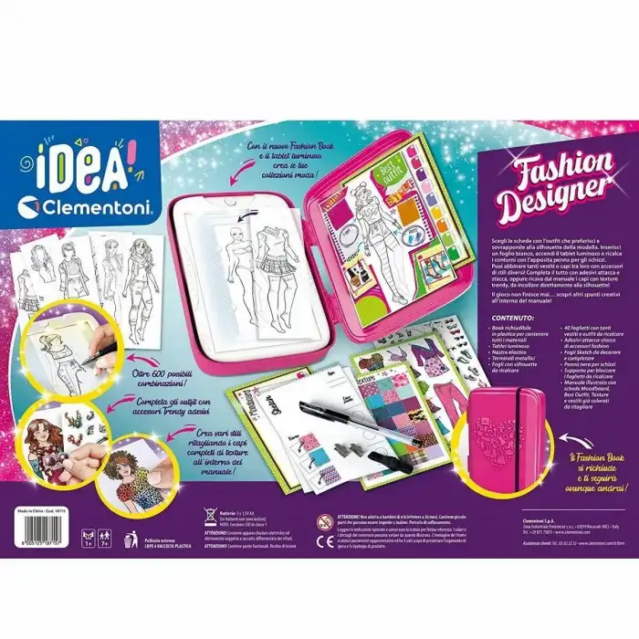 18776 Clementoni Idea Moda Tasarımcısı +7 yaş