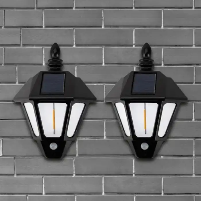 Solar Cob Led Sensörlü Duvar Lambası