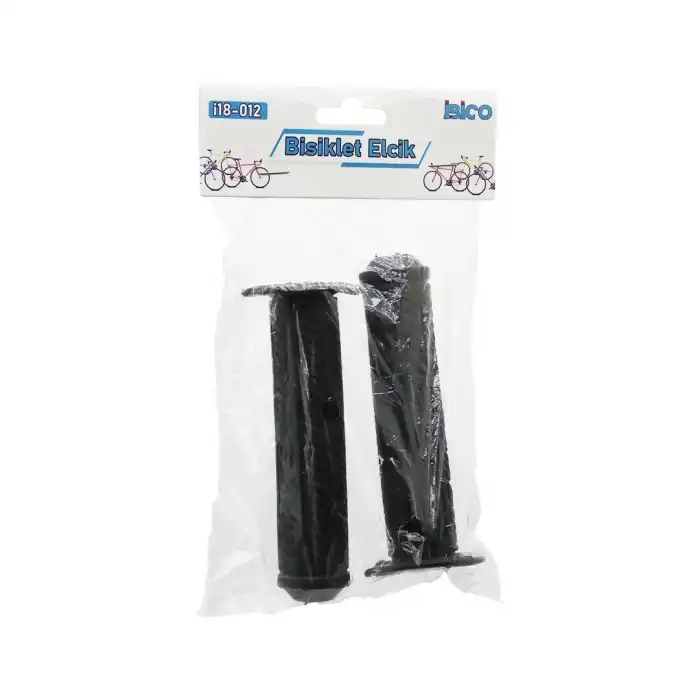 2 Pcs Set Siyah - Silikon Bisiklet Elcik Bx40