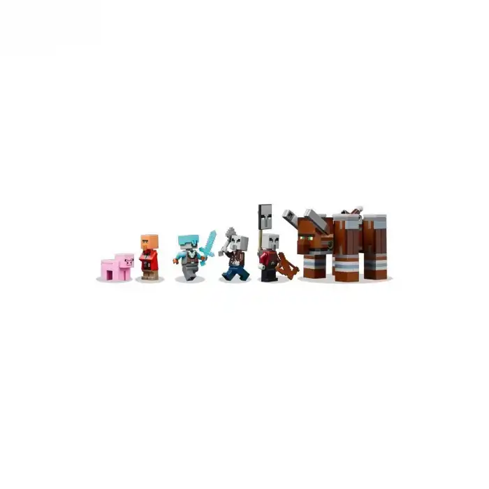 21278 Lego Minecraft Pillager Karakolu ve Ravager 665 parça +9 yaş