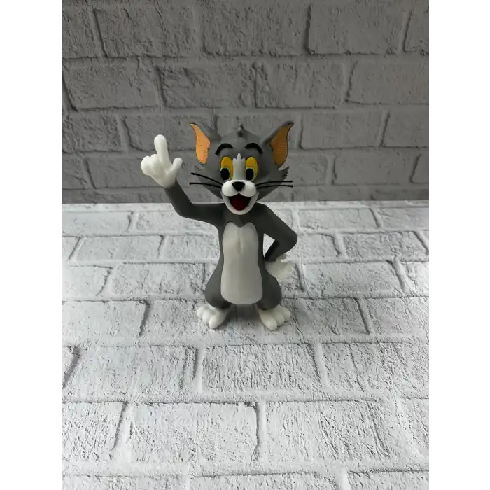 22 Cm Tom Figürü Çizgi Karakter Biblo Koleksiyonluk Dekoratif Obje