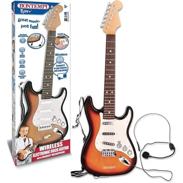 24234 SUN-BNT-GİTAR WIRELESS ELEKTRONİK ROCK METAL TELLİ TUŞLU BO