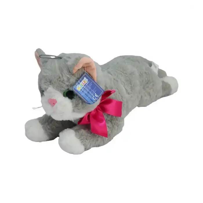25 CM YATAK KEDİ PELUŞ - 1 Adet Stokta Olan Gönderilir