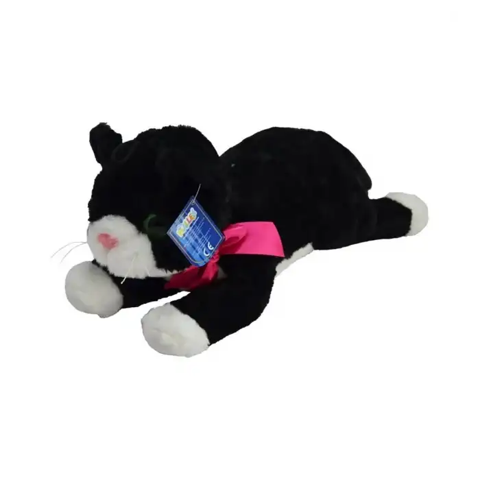 25 CM YATAK KEDİ PELUŞ - 1 Adet Stokta Olan Gönderilir