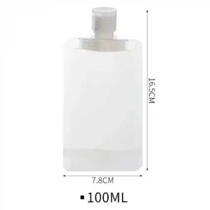 3 Adet 100ml Krem Şampuan Kabı Tekrar Kullanılabilir Set
