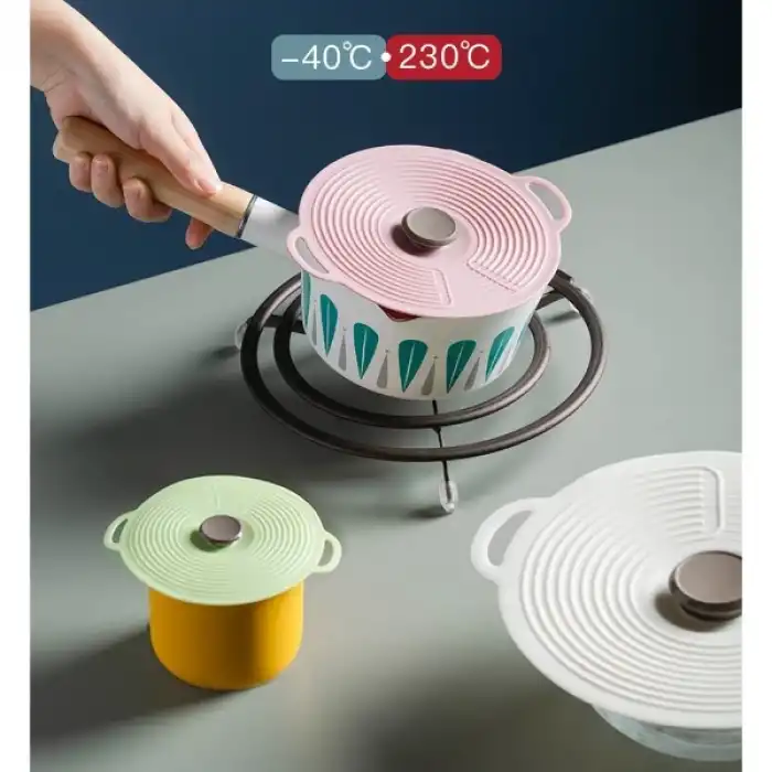 3lü Vakumlu Silikon Kapak Seti