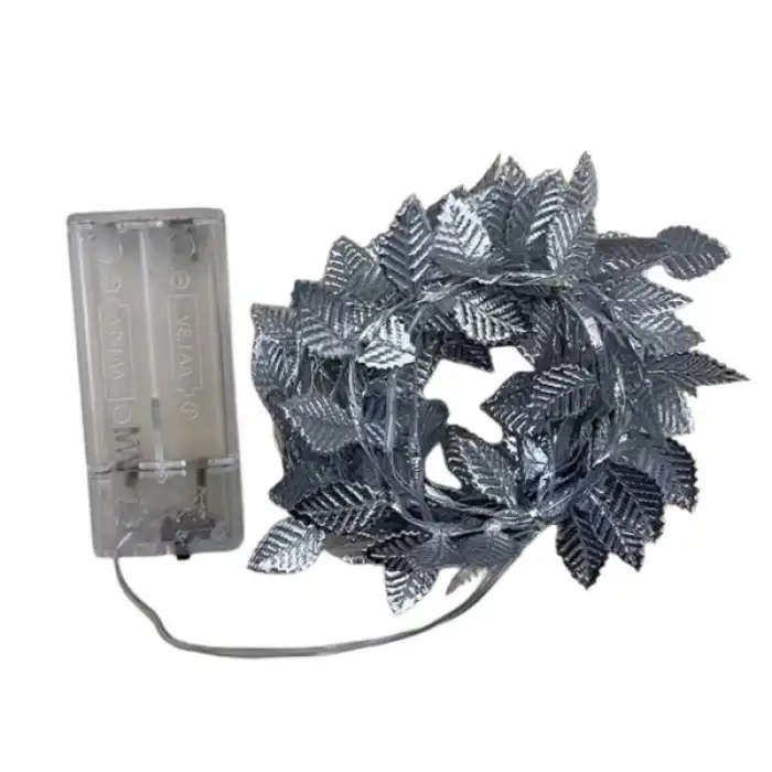3 Metre Yaldızlı Gümüş LED Işık