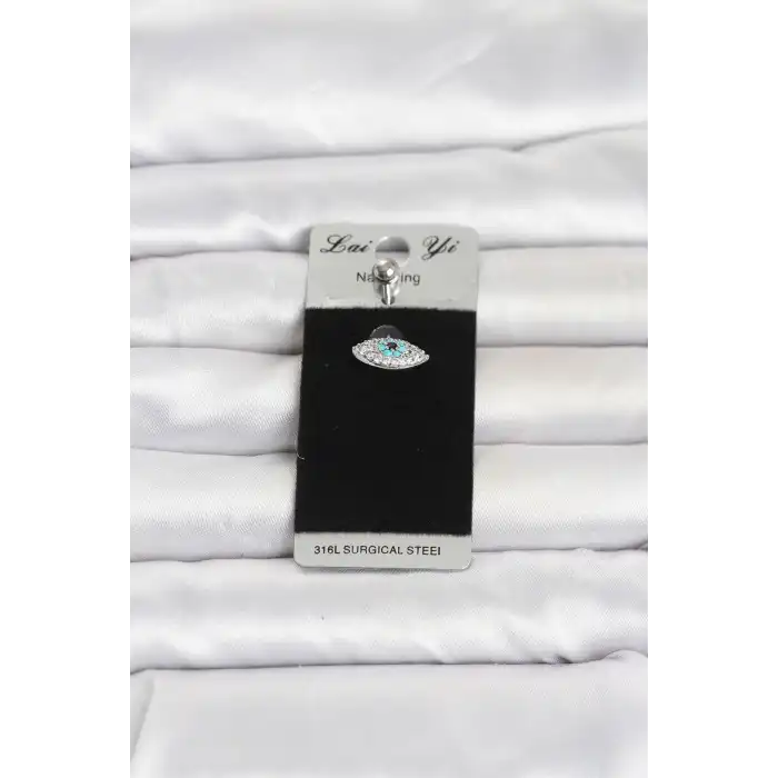 316L Cerrahi Çelik Göz Model Göbek Piercing