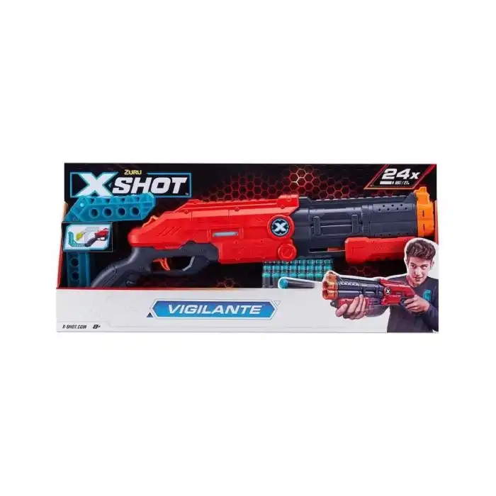 36436 Zuru X-Shot Silah Sünger Atan Excel-Vigilante 24 Mermi