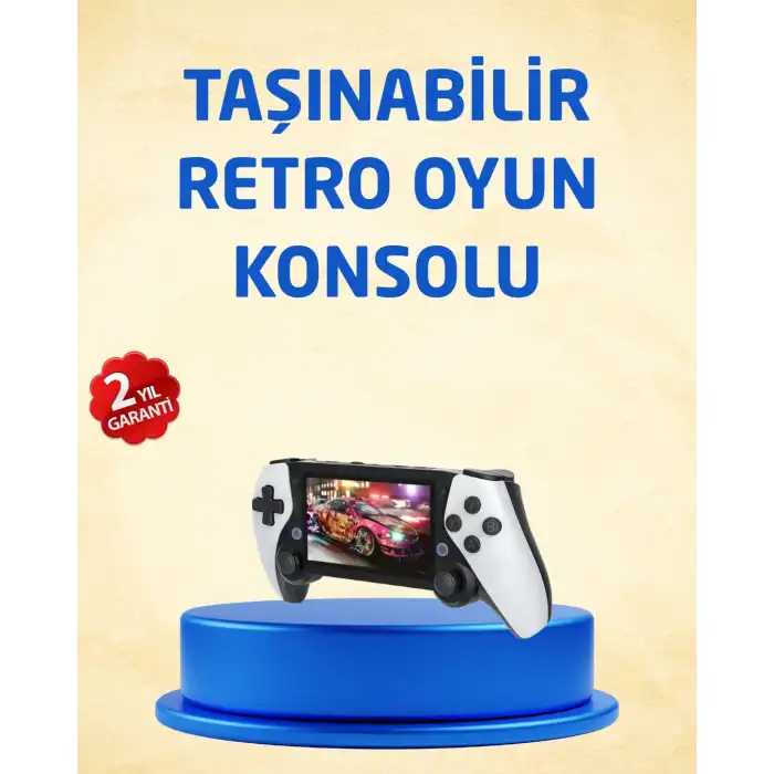 3D Ekranlı Mini Oyun Konsolu + Multimedya