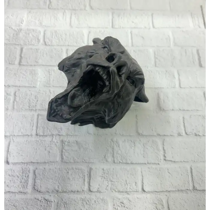 3D Siyah Ayı Başı Duvar Dekoru Modern Asılabilir Heykel 25x19 cm