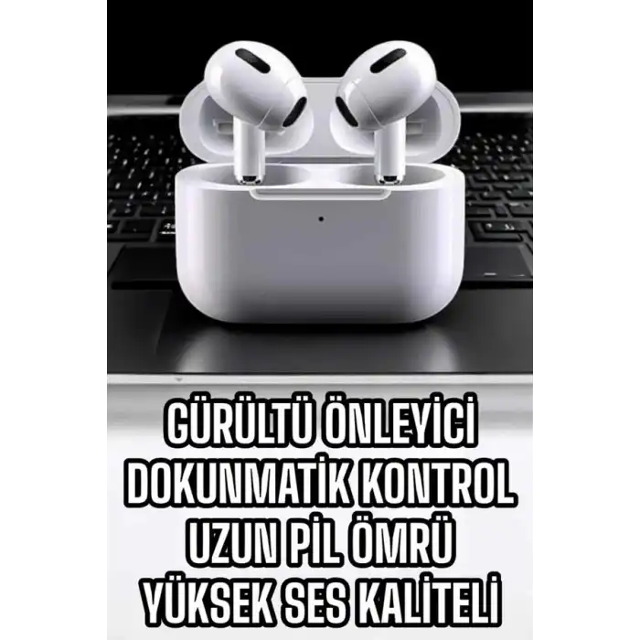 3.Nesil TWS Bluetooth Kulaklık Mikrofonlu ANC Özelliği Dokunmatik Kontrol