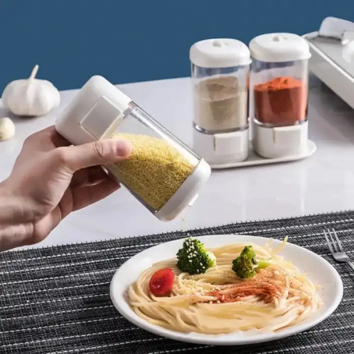 4lü Basmalı Baharatlık Tuzluk Seti