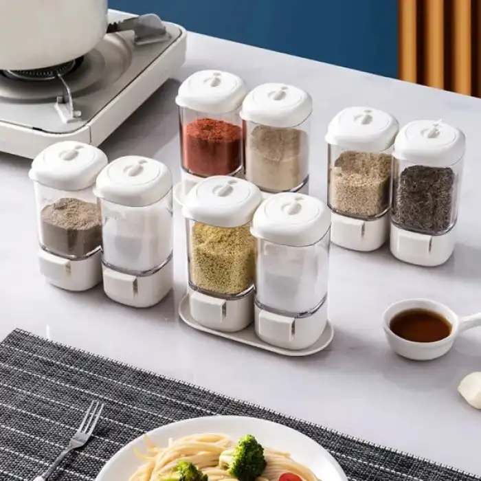 4lü Basmalı Baharatlık Tuzluk Seti