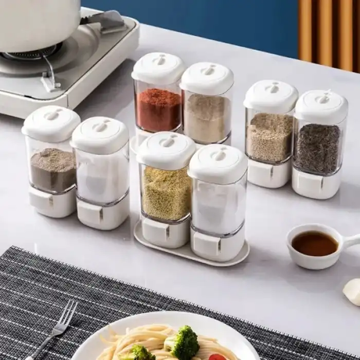 4lü Basmalı Baharatlık Tuzluk Seti