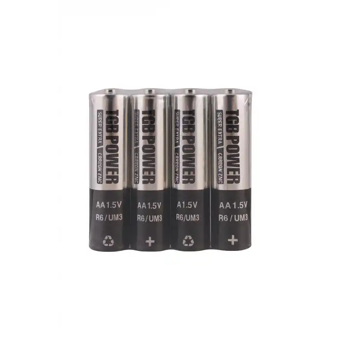 4lü Kalem Pil AA 1.5V R6 / UM3 – Uzun Ömürlü Karbon Çinko Pil Seti