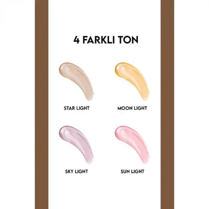 4lü Likit Highlighter Aydınlatıcı Seti