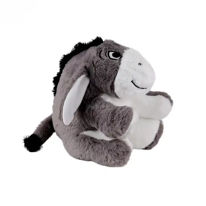 4257 Eşek Peluş Gri 25 cm