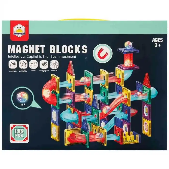 4400 SUN-YFN-MANYETİK BLOK IŞIKLI 105PRÇ