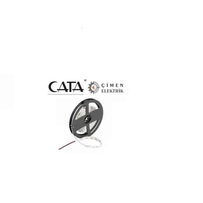 5 METRE CATA CT 4482 10 Çip İç Mekan Şerit Led Kırmızı 12V