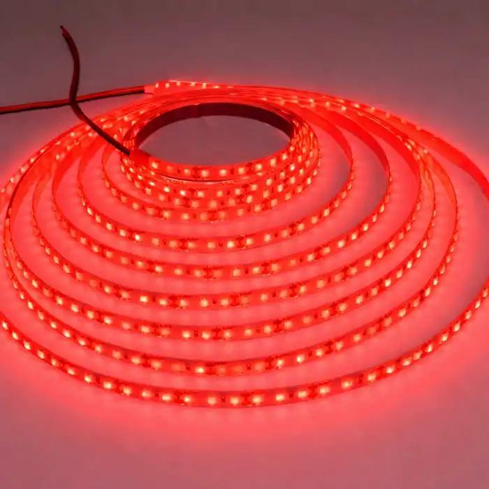 5 METRE CATA CT 4482 10 Çip İç Mekan Şerit Led Kırmızı 12V