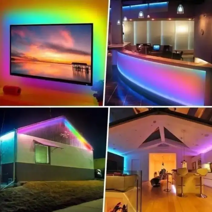 5 METRE CATA CT 4545 3 Çipli İç Mekan Şerit Led Rgb