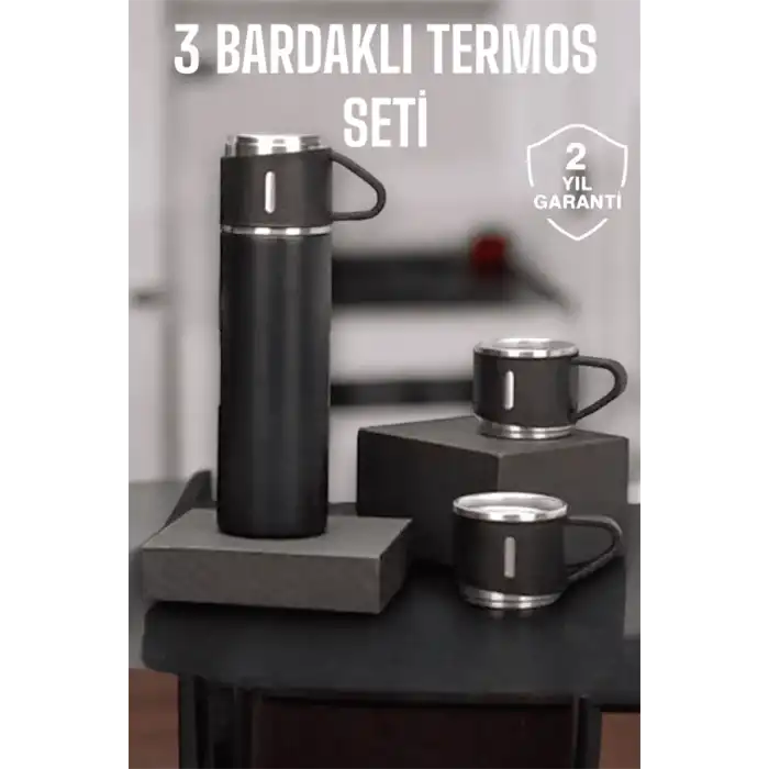 500 Ml Kapasiteli Taşınabilir Basınçlı Termos Seti Günlük Kullanım İçin İdeal