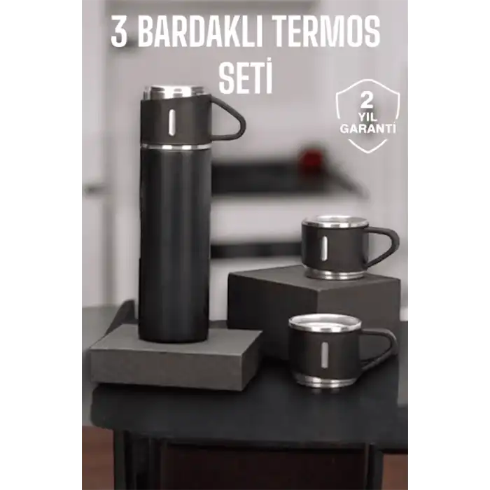 500 ml Kapasiteli Taşınabilir Basınçlı Termos Seti Günlük Kullanım için İdeal