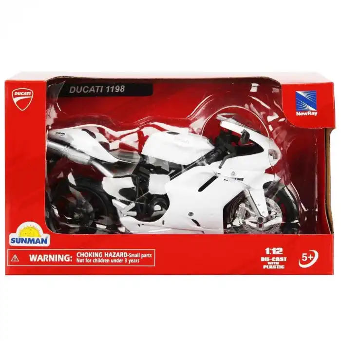57143 SUN-  Ducatı 1198 Kırmızı  1 :12