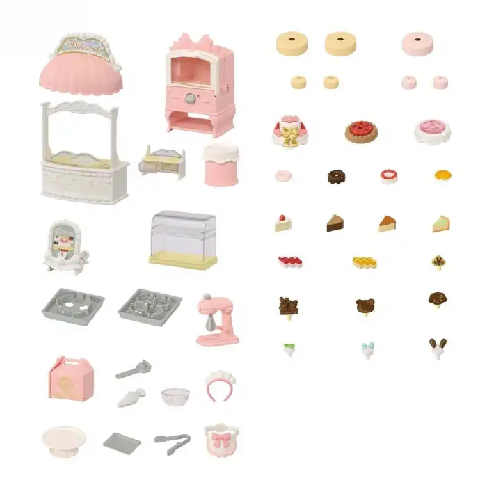 5807 Sylvanian Families Kasaba Pasta Dükkanı Oyun Seti +3 yaş