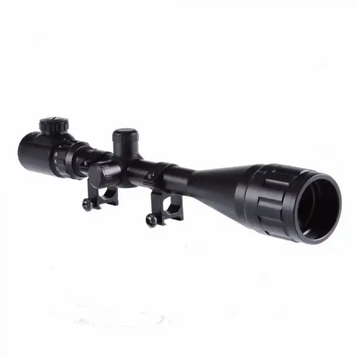 6-24x50 Aoe  Dürbünü çift Işık Kırmızı,yeşil Kaynaklı Zoomlu