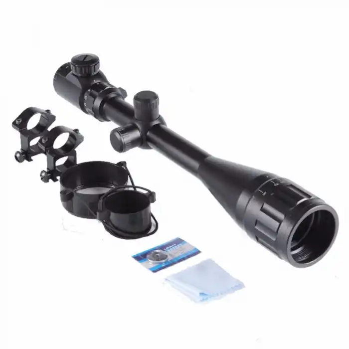 6-24x50 Aoe  Dürbünü çift Işık Kırmızı,yeşil Kaynaklı Zoomlu