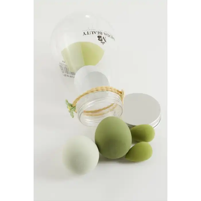 6 Adet Oval Şişeli Makyaj Süngeri