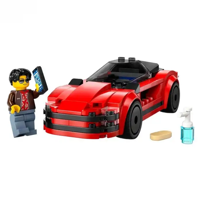 60448 Lego City Kırmızı Spor Araba 109 parça +5 yaş