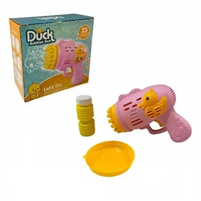 6050 ÖRDEKLİ PİLLİ KÖPÜK TABANCA PEMBE -KYM