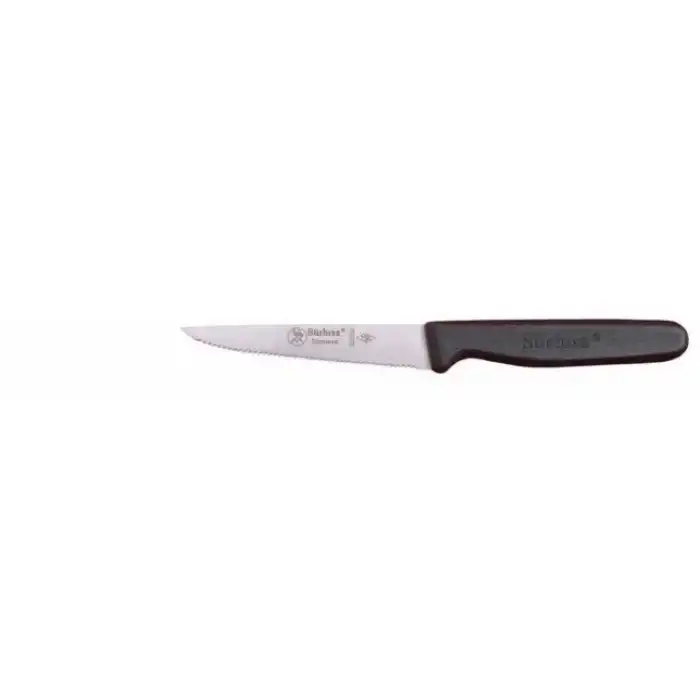 61004lz - Sürmene Lazerli, Tırtıklı Sebze Bıçağı 9,5cm
