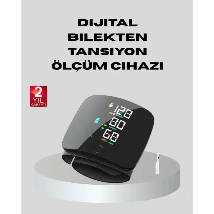 Dijital Bilek Tansiyon Aleti – Çift Kullanıcı Hafızalı, Aritmi Uyarılı ve Otomatik Kapanmalı