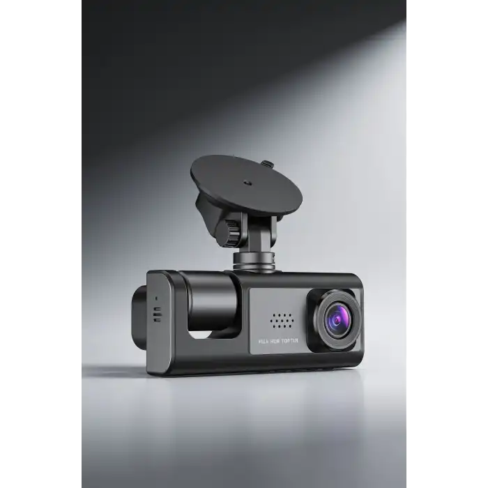 Geri Görüş Kameralı 3 Kameralı Araç İçi Kamera Gece Görüşlü Dashcam
